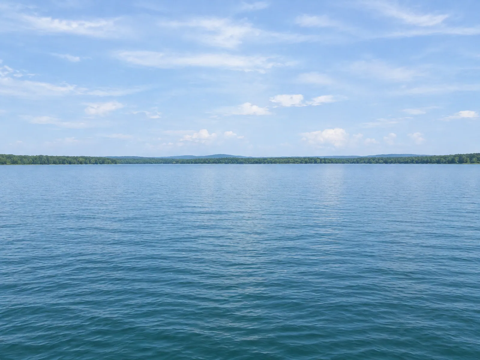The “Calm lake” background on its own, with no vehicle.