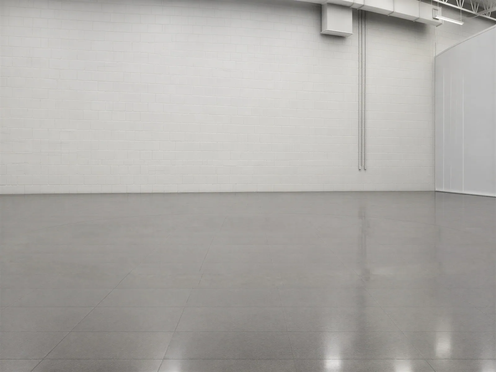 The “White brick studio” background on its own, with no vehicle.