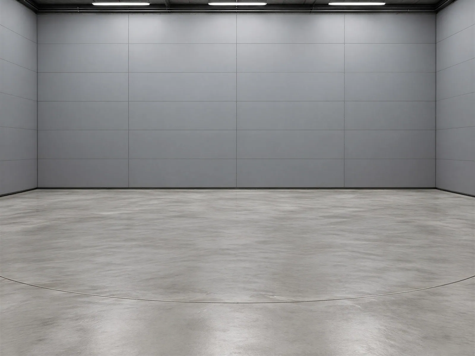The “Grey panel hall, ring” background on its own, with no vehicle.