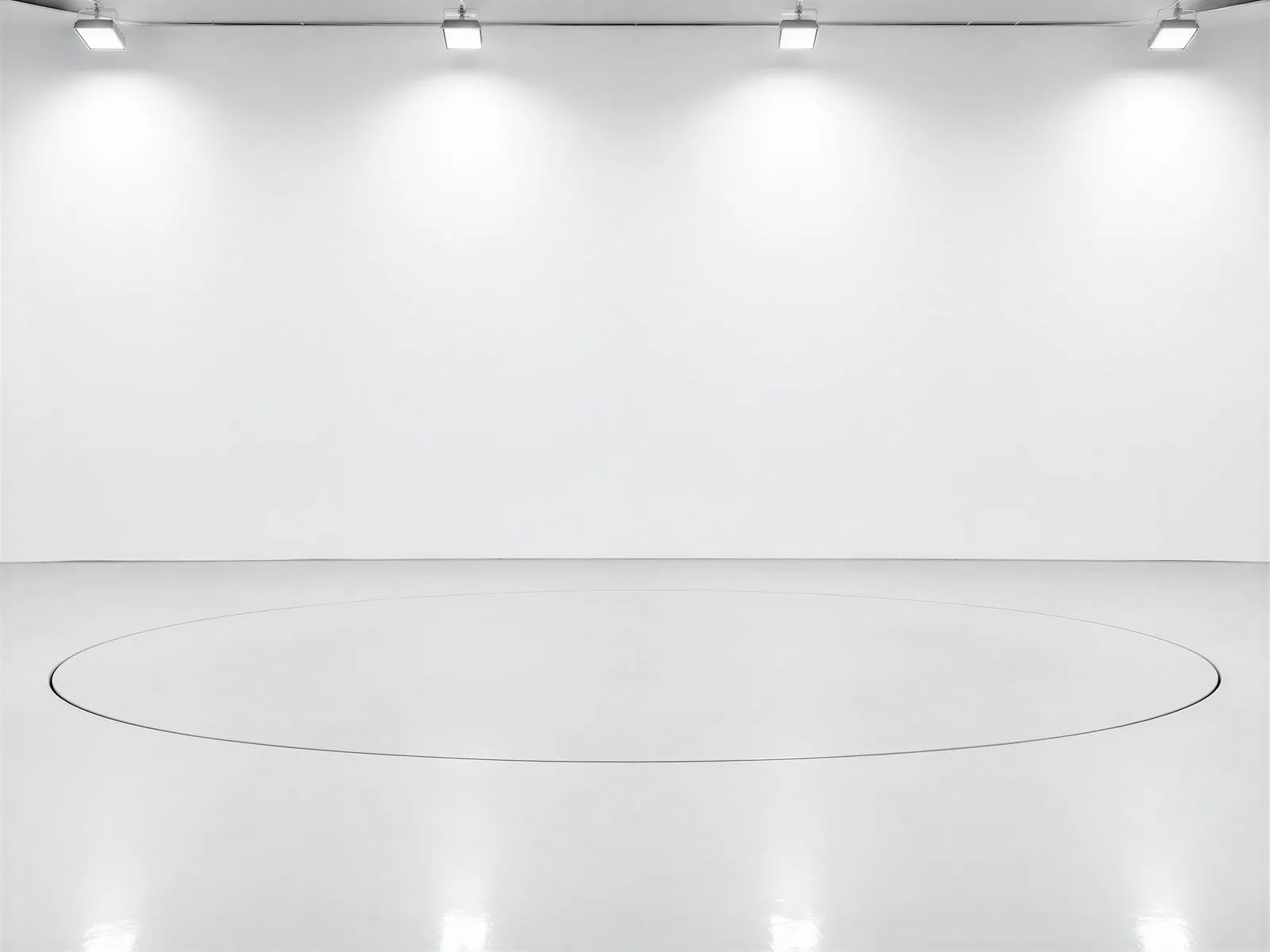 The “Spotlit white gallery, ring” background on its own, with no vehicle.