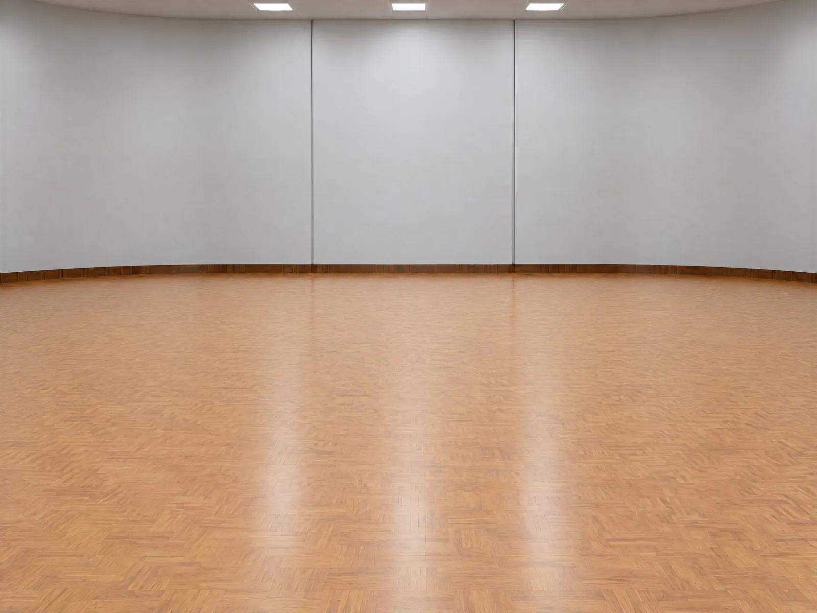 The “White panel room, parquet floor” background on its own, with no vehicle.